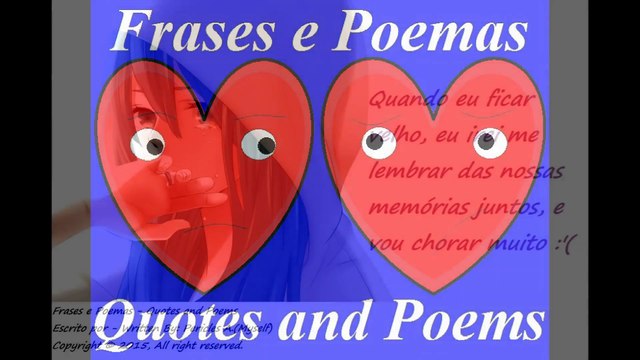 Quando eu ficar velho, irei me lembrar das nossas memórias [Frases e Poemas]