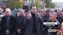 Protesta/ Basha në Ballsh: Rrugët politike mbaruan, ejani merrni në duar fatet tuaja