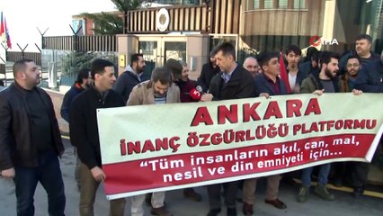 Venezuela halkına destek eylemi