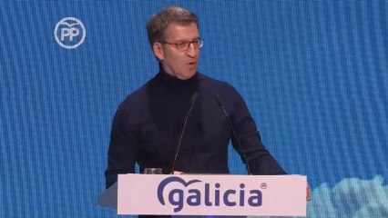 Feijóo: "Además de decir viva Galicia y viva España, hay que saber gobernar".