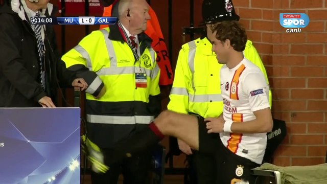 Manchester United 1 - 0  Galatasaray Şampiyonlar Ligi İlk yarı