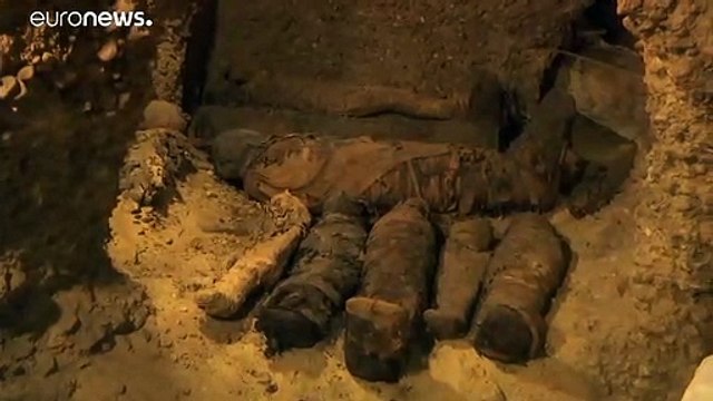 Egyptian archaeologists discover 50 unidentified mummies
