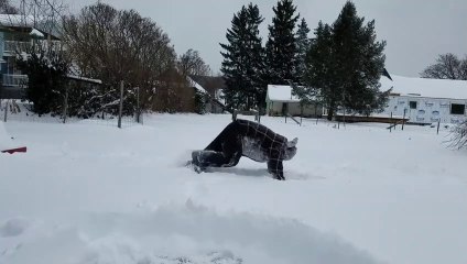 Faire son Yoga dans 40cm de neige ? Pas si simple !