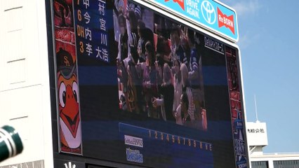 2014.3.7 ホークス スタメン発表&応援歌（1-9）