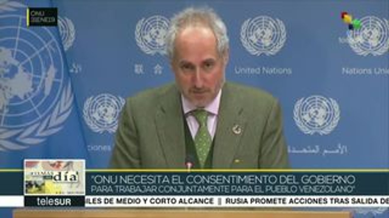 ONU reitera su reconocimiento al gobierno venezolano de Nicolás Maduro