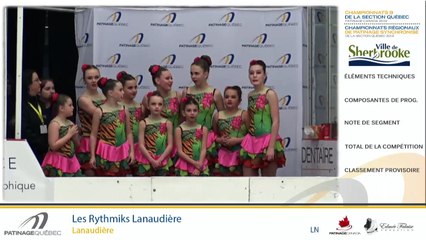 Championnats régionaux de patinage synchronisé 2019 / Juvénile