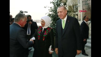 Cumhurbaşkanı Erdoğan, Ürdün Kralı ile Bir Araya Geldi