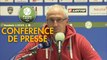 Conférence de presse FC Sochaux-Montbéliard - Clermont Foot (2-1) : Omar DAF (FCSM) - Pascal GASTIEN (CF63) - 2018/2019