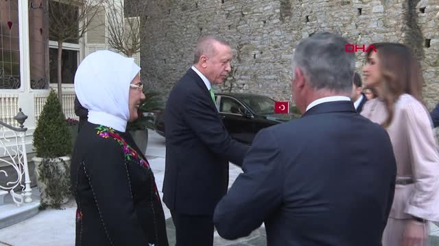 Cumhurbaşkanı Erdoğan, Ürdün Kralı ile Bir Araya Geldi
