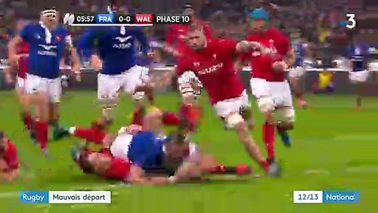 Tournoi des six nations : la France essuie un premier échec face aux pays de Galles