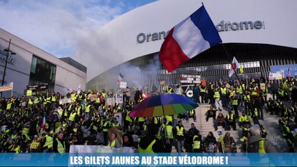 Marseille : pour l'acte XII, les gilets jaunes se sont rendus à l'Orange Vélodrome
