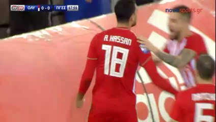 1-0 Ahmed Hassan Goal - Olympiakos 1-0 Panionios 02.02.2019 [HD]