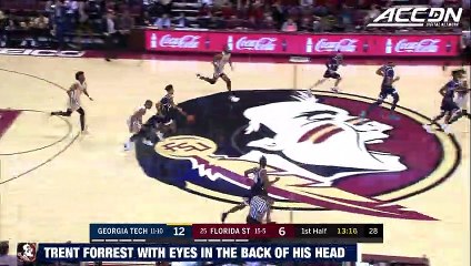FSU's Trent Forrest Steal & No-Look Assist All In One Motion