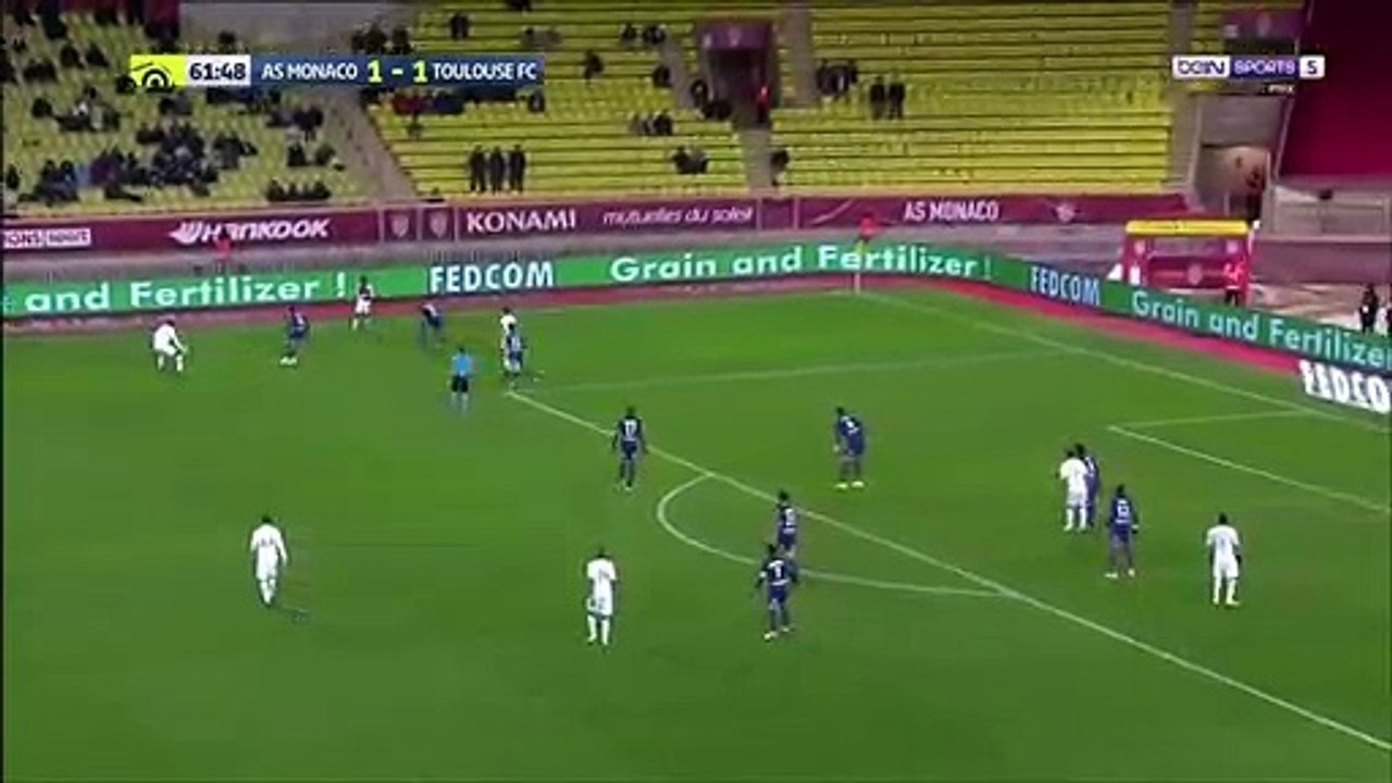 Cesc Fabregas first goal for Monaco against Toulouse (2-1)