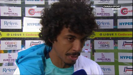 Ligue 1 Conforama - 23ème journée : La réaction de Luiz Gustavo après Reims / OM