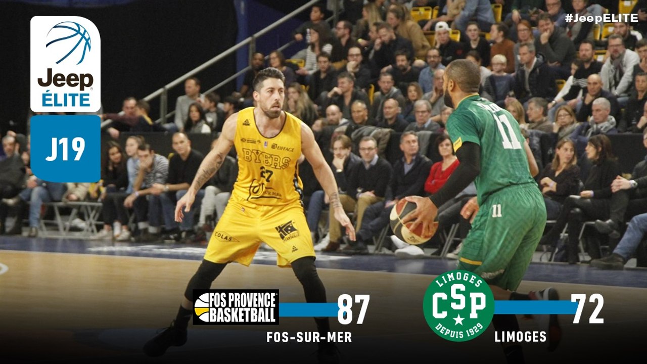 Jeep® ÉLITE : Fos-sur-Mer vs Limoges (J19)