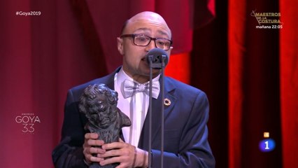 Jesús Vidal recoge el Goya a Mejor Actor Revelación