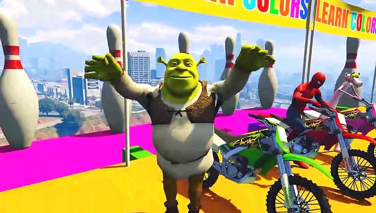 Dessin anḿ pour Enfant avec Motos et Hélicoptères & Drôle Comptines Bébé