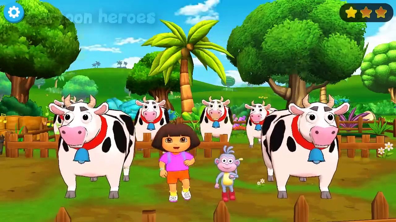 Dora the Explorer new series game as a cartoon ► Hi, Farm Animals