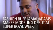 Fashion Buff Jamal Adams Makes Modeling Debut At Super Bowl Week
