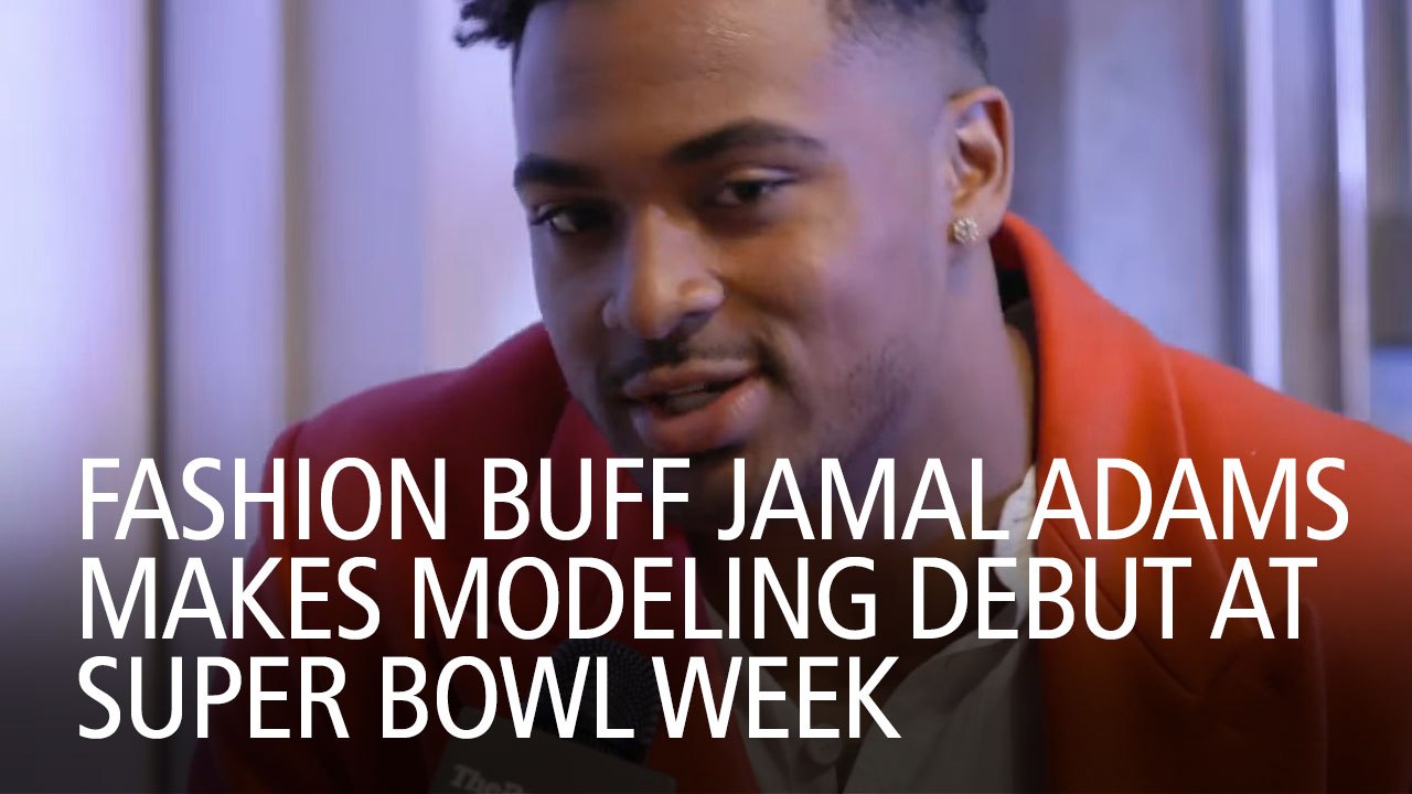 Fashion Buff Jamal Adams Makes Modeling Debut A...