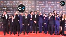 Los protagonistas de 'Campeones' en la alfombra roja de los Premios Goya 2019