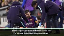 Valverde not sure on extent of Messi injury