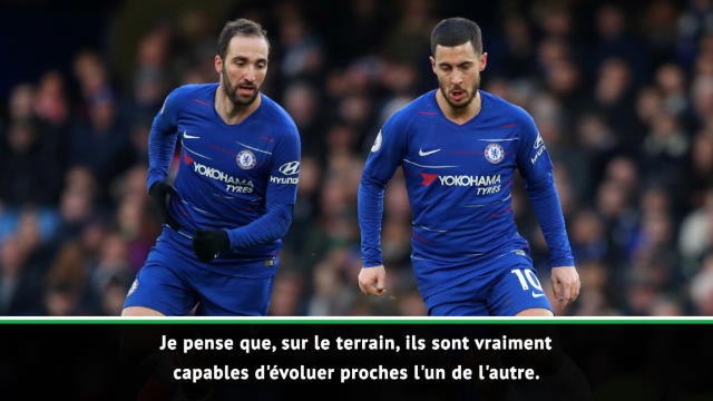 25e j. - Sarri : Higuain et Hazard peuvent vraiment bien s'entendre