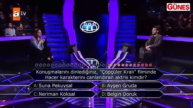 Kim Milyoner Olmak İster'de Ayşen Gruda sorusu Murat Yıldırım'ın gözyaşlarına neden oldu