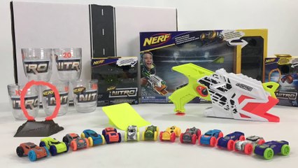 NERF NITRO Aero Fury Ramp Rage Stunt Package Challenge Surprise Box Unboxing || Keith's Toy Box