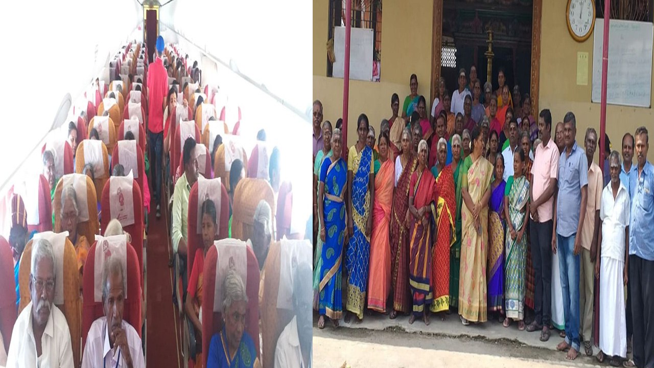 120 முதியவர்களின் ஆசையை நிறைவேற்றிய தொழிலதிபர்