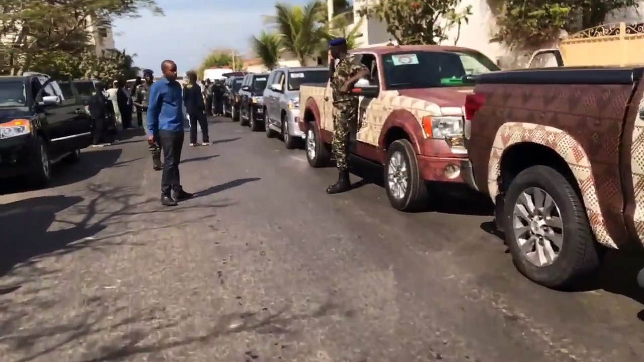 L'impressionnat cortege de Macky Sall