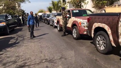 L'impressionnat cortege de Macky Sall