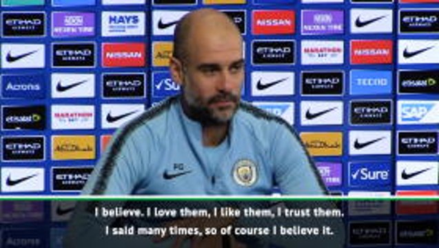 Guardiola still believes Manchester City are the best