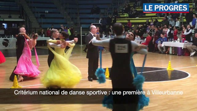Critérium national de danse sportive _ une première à Villeurbanne