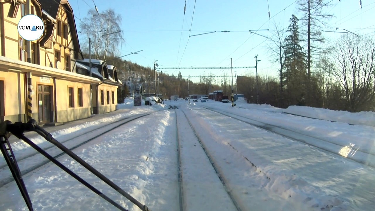 UNIKÁTNY VLAKOVÝ VIDEOPROJEKT: Trať Starý Smokovec - Tatranská Lomnica