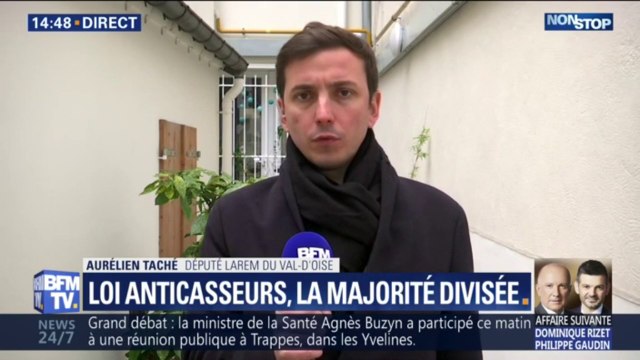 Aurélien Taché (LaREM) ne votera pas la loi anti-casseurs, cela pose des questions sur le respect des libertés individuelles