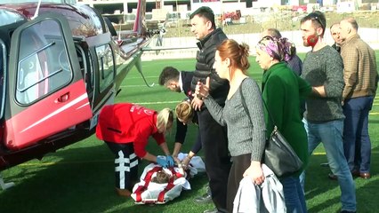 Hava ambulansı 7 yaşındaki Egemen için havalandı