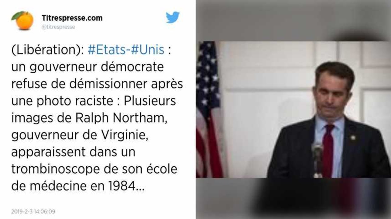 Etats-Unis. « Blackface » et Ku Klux Klan : un gouverneur démocrate refuse de démissionner après une photo raciste
