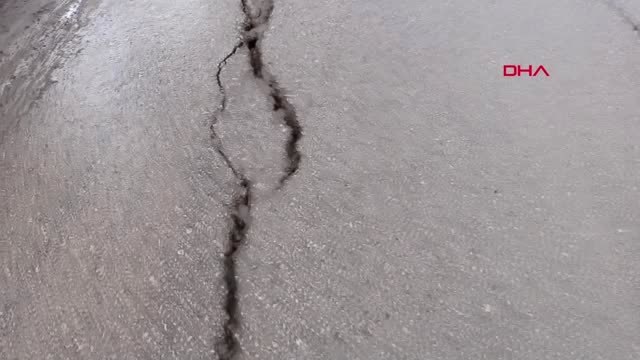 Ordu Gölköy- Fatsa Yolunda Heyelanlar Nedeniyle Çatlaklar Oluştu