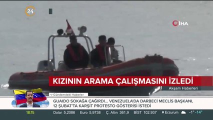 Hortumda kaybolan Buse'nin annesi kızının arama çalışmalarını izledi