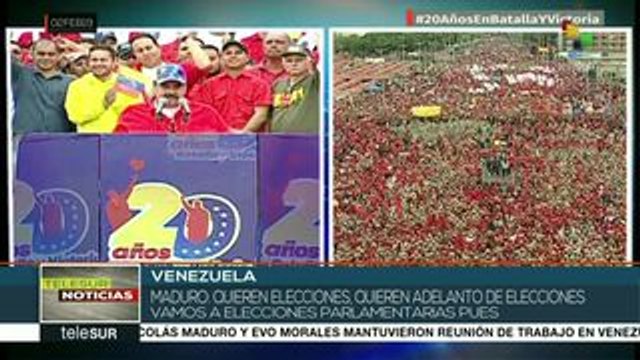 Venezuela: miles se movilizan en defensa de la Revolución Bolivariana