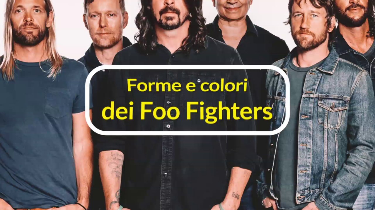 Forme e colori dei Foo Fighters