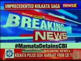 Mamata Banerjee starts protest, claims CBI action against Kolkata police chief a ‘coup’ by BJP