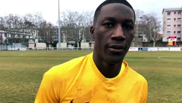 Gambardella U19 – Demba DOUCOURE réagit après la qualification de l’AS SAINT-PRIEST contre l’OGC NICE
