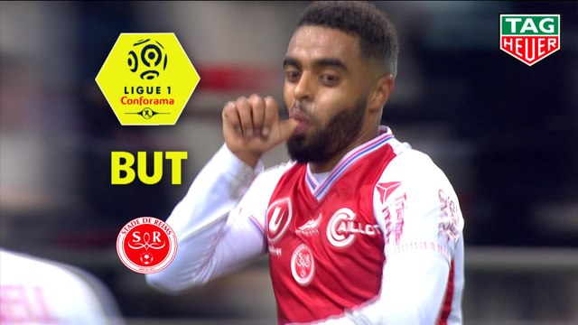 But Tristan DINGOME (21ème) / Stade de Reims - Olympique de Marseille - (2-1) - (REIMS-OM) / 2018-19