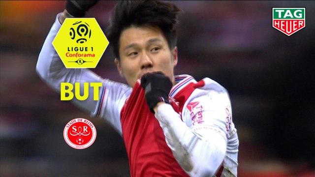 But Hyunjun SUK (68ème) / Stade de Reims - Olympique de Marseille - (2-1) - (REIMS-OM) / 2018-19