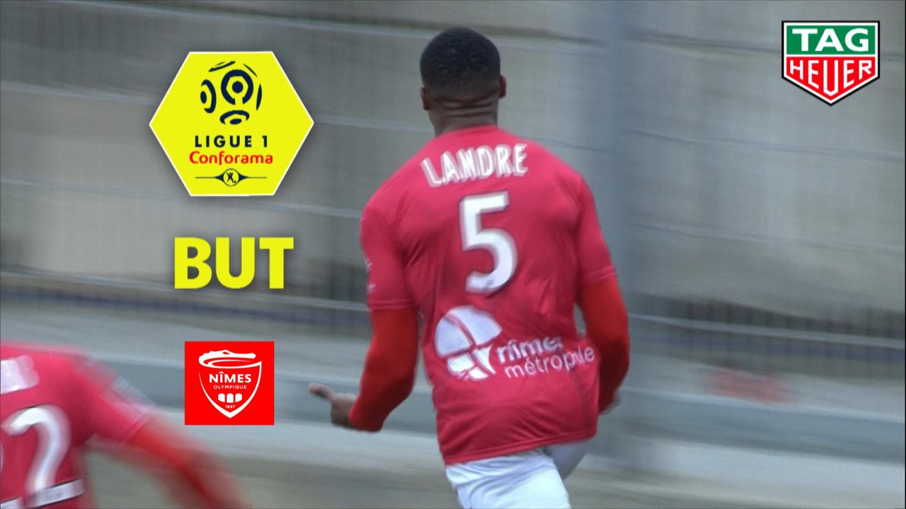 But Loïck LANDRE (2ème) / Nîmes Olympique - Montpellier Hérault SC - (1-1) - (NIMES-MHSC) / 2018-19