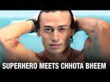 Tiger & Jacqueline Meet Superhero Chhota Bheem | Remo Dsouza | A Flying Jatt | Bollywood News 2016