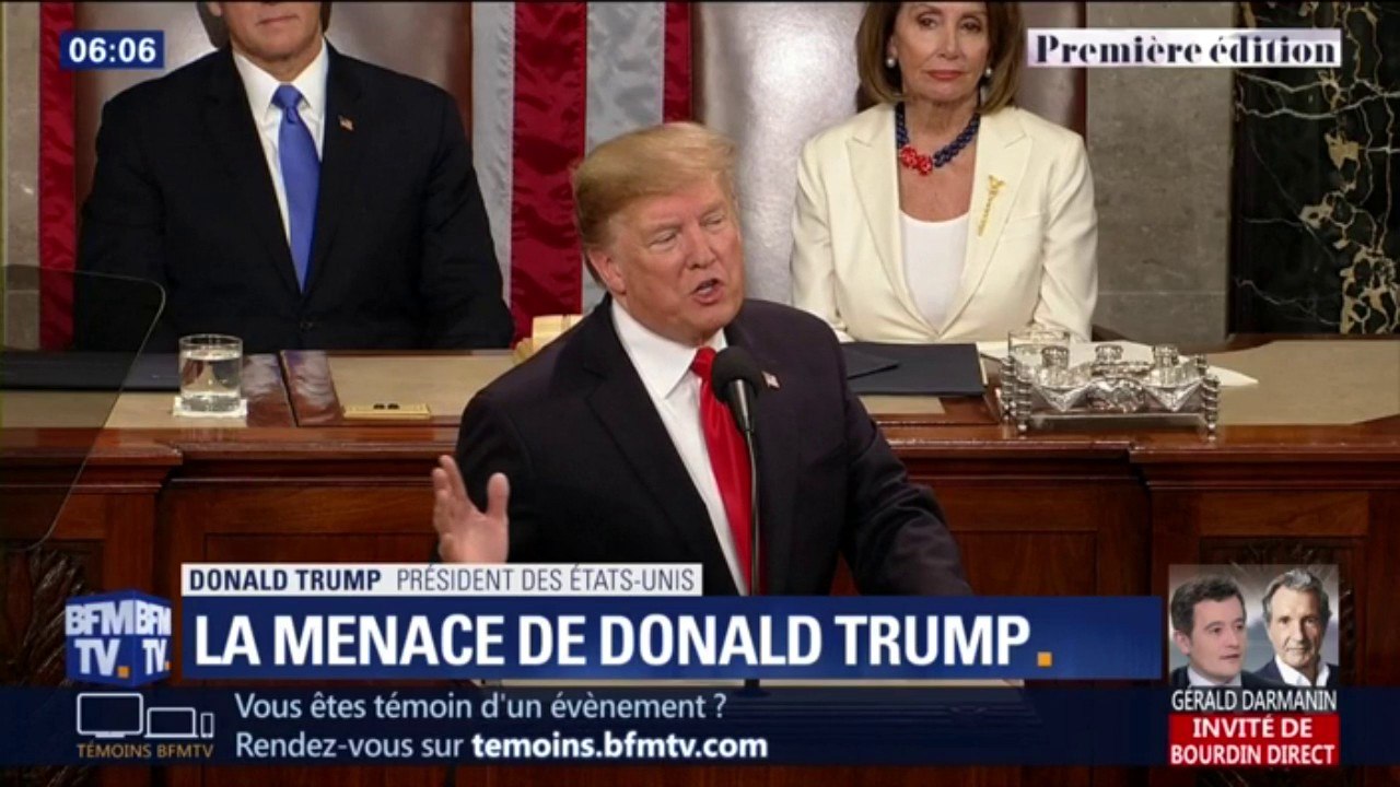 Face au Congrès, Donald Trump a estimé qu'"un miracle économique est en train de se produire aux Etats-Unis"